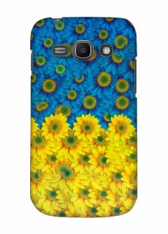Чехол с цветами для Samsung Galaxy Ace 3