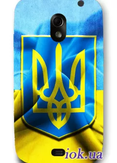 Чехол для Galaxy Nexus с флагом и гербом Украины