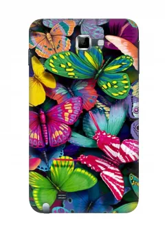 Чехол для Galaxy Note 1 - Бабочки
