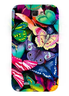 Чехол для Galaxy Note 2 - Бабочки