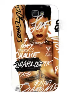 Чехол для Galaxy Note 2 - Rihanna
