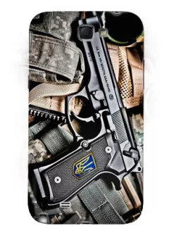 Чехол на Samsung Galaxy Note 2 - Украинский пистолет