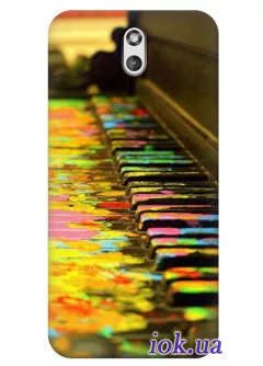 Красивый чехол для HTC Desire 610 с пианино