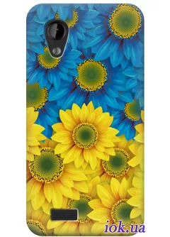 Чехол для HTC Desire VT - Украинские цветы