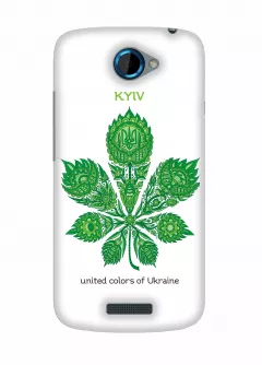 Чехол на HTC One S - Город Киев