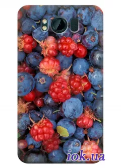 Стильный чехол для HTC Titan с ягодами