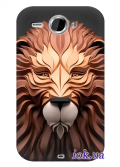 Чехол со львом из фильма Нарния для HTC Wildfire S