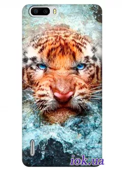 Прочный чехол с тигром для Huawei Honor 6 Plus 