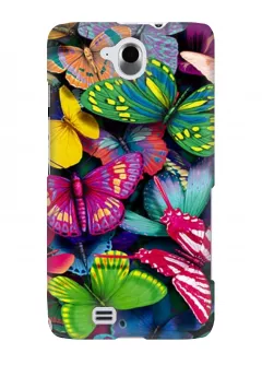 Накладка на Huawei G606 с красивыми бабочками