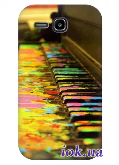 Чехол для Huawei Ascend Y600 - Разноцветные клавиши