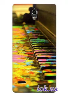 Чехол для Huawei Ascend G700 - Разноцветные клавиши