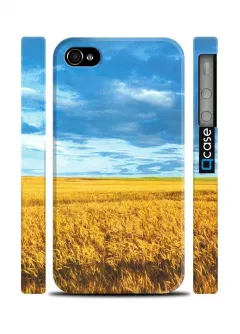 Чехол для iPhone 4, 4s с украинским пейзажем  - Ukraine landscape| Qcase