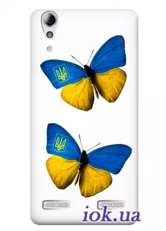 Чехол для Lenovo K3 - Бабочки
