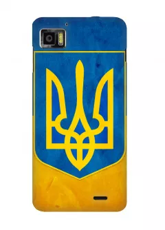 Чехол с украинским гербом для Леново К860