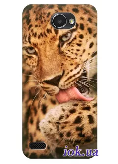 Чехол для LG Bello 2 - Леопард