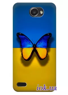 Чехол для LG Bello 2 - Украинская бабочка
