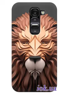 Изумительный чехол для LG G2 Mini с львом