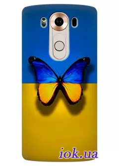 Чехол для LG V10 - Украинская бабочка