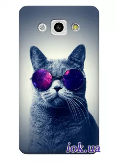 Чехол для LG L60 Dual с котом в очках