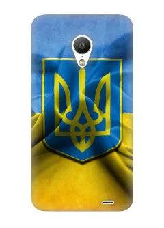 Накладка для Meizu MX 3 - Флаг и Герб Украины