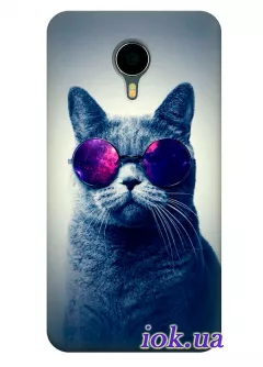Чехол для Meizu MX5 - Кот в очках