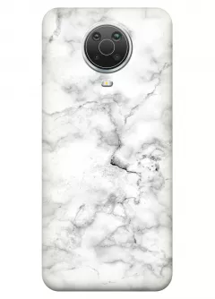 Чехол для Nokia G2o - Белый мрамор