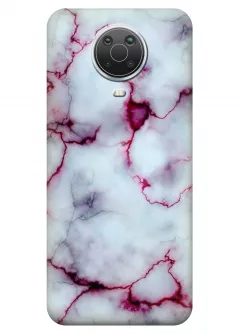 Чехол для Nokia G2o - Розовый мрамор