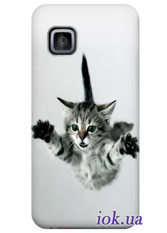 Чехол с котом для Nokia Lumia 5230