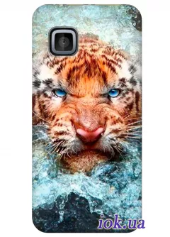 Чехол для Nokia Lumia 5230 с тигром в воде