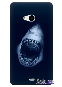 Чехол с акулой для Nokia Lumia 535