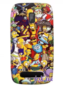 Чехол с Гомером для Nokia Lumia 610