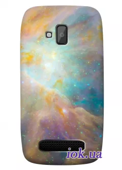 Чехол с картинкой галактики для Nokia Lumia 610