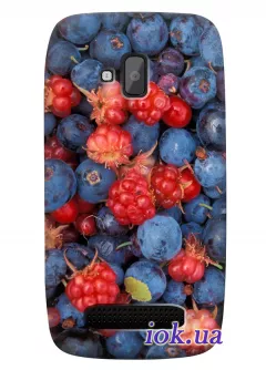 Чехол с ягодным принтом для Nokia Lumia 610
