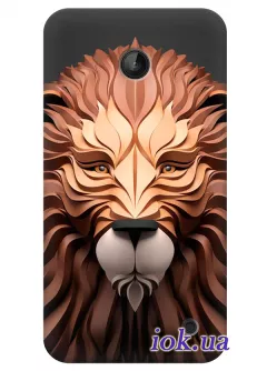 Чехол с красивым львом для Nokia Lumia 635