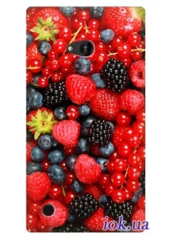 Чехол с лесными ягодами для Nokia Lumia 720