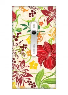 Чехол для Nokia Lumia 800 - Beauty Flowers