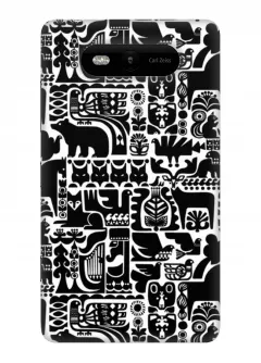 Чехол для Nokia Lumia 820 - Black and White