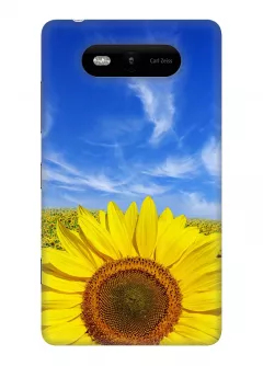 Чехол для Nokia Lumia 820 - Подсолнух