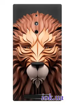 Чехол для Nokia Lumia 830 с рисованным львом