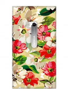 Чехол для Nokia Lumia 900 - Цветы