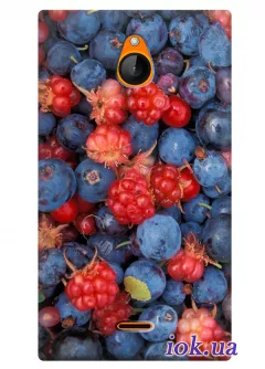 Классный чехол для Nokia X2 Dual с ягодами