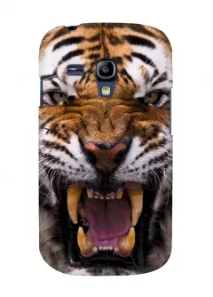 Чехол со слзым тигром для Galaxy S3 Mini