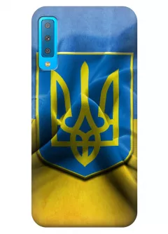 Чехол для Galaxy A7 (2018) - Герб Украины