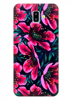 Чехол для Galaxy J6 Plus 2018 - Цветочки