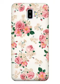 Чехол для Galaxy J6 Plus 2018 - Букеты цветов