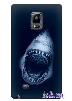 Силиконовый чехол с акулой для Galaxy Note Edge