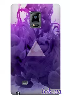 Фиолетовый чехол для Galaxy Note Edge с дымом