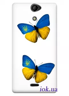 Чехол для Sony Xperia V - Бабочки