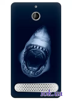 Чехол для Sony Xperia E1 с акулой
