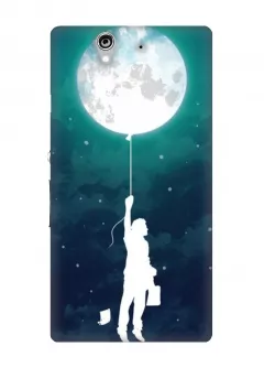 Чехол на Sony Xperia Z - To the Moon and Back